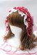 画像1: LOLITA / ヘッドドレスクリップ  赤. Y-25-08-17-051-LO-AC-SZ-ZY (1)