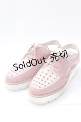 PINK HOUSE / パンチングバックストラップシューズ M ピンク Y-25-08-17-055-LO-SH-SZ-ZY