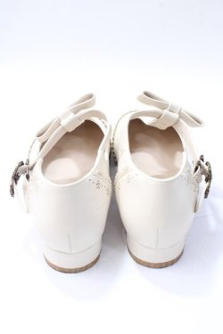 画像3: m petit by misako / AMPUリボンストラップパンプス M 生成り Y-25-08-17-057-LO-SH-SZ-ZY