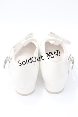 画像3: m petit by misako / AMPUリボンストラップパンプス M 生成り Y-25-08-17-057-LO-SH-SZ-ZT-K017