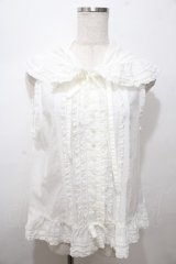 PINK HOUSE / フードベスト  白 Y-25-08-17-059-LO-TO-SZ-ZY