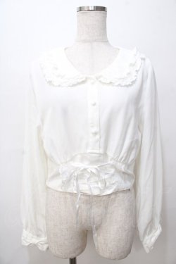 画像1: Snowdrop to Saint Maria / マロワールセーラーブラウス L オフ白 Y-25-08-17-064-LO-BL-SZ-ZY