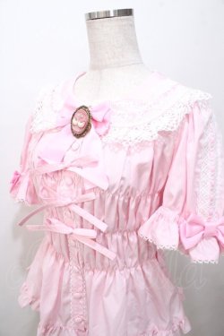 画像3: metamorphose / 木漏れ日のトロイメライ丸襟半袖ブラウス 1 ピンク Y-25-08-17-065-ME-BL-SZ-ZY