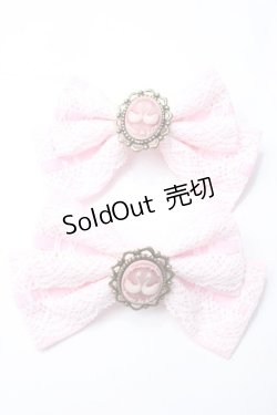 画像1: metamorphose / 木漏れ日のトロイメライ リボンクリップ  ピンク Y-25-08-17-009-ME-AC-SZ-ZY