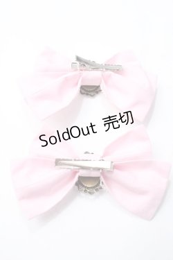 画像2: metamorphose / 木漏れ日のトロイメライ リボンクリップ  ピンク Y-25-08-17-009-ME-AC-SZ-ZY
