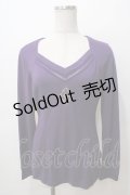 Ozz Croce / 髑髏刺繍トップス  紫 Y-25-08-17-082-OO-TO-SZ-ZY