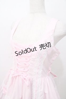 画像3: metamorphose / 木漏れ日のトロイメライ ティアードジャンパースカート 1 ピンク Y-25-08-17-097-ME-OP-SZ-ZY
