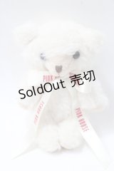 PINK HOUSE / リボンテディコサージュ  オフ白 Y-25-08-17-014-LO-ZA-SZ-ZY