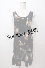 MILK / Petti Kittenワンピース  ブラック Y-25-08-17-104-ML-OP-SZ-ZY