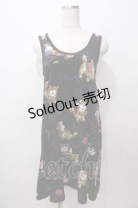 MILK / Petti Kittenワンピース  ブラック Y-25-08-17-104-ML-OP-SZ-ZY