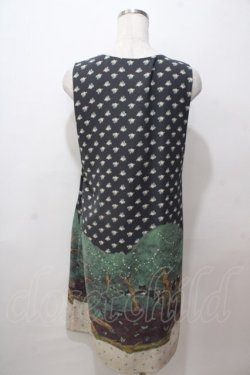 画像2: Franche Lippee / ピクニック柄ワンピース M 黒 Y-25-08-17-105-LO-OP-SZ-ZY