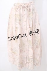 PINK HOUSE / 卓上のお茶会のスカート  ピンク Y-25-08-17-111-LO-SK-SZ-ZY