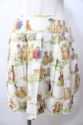 Jane Marple / NURSERY LANDミニスカート M アイボリー Y-25-08-17-115-JM-SK-SZ-ZY