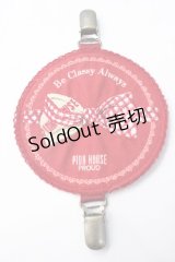 PINK HOUSE / リボンモチーフのたくしあげクリップ  赤 Y-25-08-17-028-LO-ZA-SZ-ZY