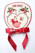 PINK HOUSE / Rambling Hearts刺繍ワッペン  アイボリー Y-25-08-17-029-LO-ZA-SZ-ZY
