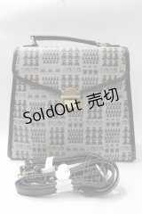 F i.n.t / テディベアチェック柄パイピングバッグ F ブラック Y-25-08-17-034-CA-BG-SZ-ZY