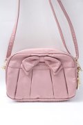 m petit by misako / リボン付きショルダーバック  ピンク Y-25-08-17-035-LO-BG-SZ-ZY