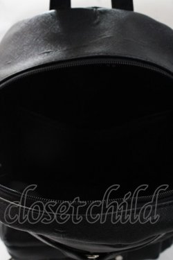 画像5: LISTEN FLAVOR / ハーネス付きレザーリュック  黒 Y-25-08-17-036-PU-BG-SZ-ZY
