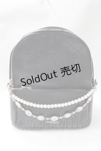 NOEMIE / モノグラムエンボスリュック  黒 Y-25-08-17-044-LO-BG-SZ-ZY