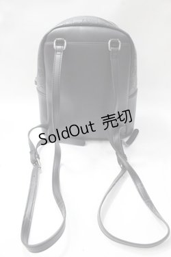 画像2: NOEMIE / モノグラムエンボスリュック  黒 Y-25-08-17-044-LO-BG-SZ-ZY