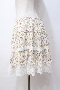 画像2: LIZ LISA / フラワーレーススカート 0 オフ白 Y-25-08-18-025-LO-SK-SZ-ZY