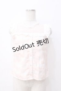 LIZ LISA / シアーギンガムハートトップス 0 ピンク Y-25-08-18-004-LO-TO-SZ-ZY