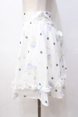 画像2: LIZ LISA / ドットローズスカート 0 オフ白×紺 Y-25-08-18-027-LO-SK-SZ-ZT064 (2)