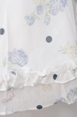 画像4: LIZ LISA / ドットローズスカート 0 オフ白×紺 Y-25-08-18-027-LO-SK-SZ-ZT064 (4)