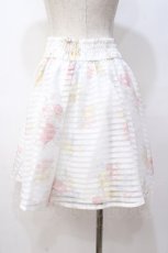 画像3: LIZ LISA / 花プリントシアースカート 0 白 Y-25-08-18-029-LO-SK-SZ-ZI (3)