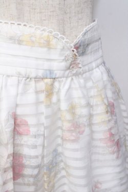 画像4: LIZ LISA / 花プリントシアースカート 0 白 Y-25-08-18-029-LO-SK-SZ-ZY
