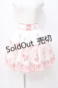 LIZ LISA / ストロベリージャムスカート 0 白 Y-25-08-18-032-LO-SK-SZ-ZI