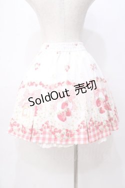 画像3: LIZ LISA / ストロベリージャムスカート 0 白 Y-25-08-18-032-LO-SK-SZ-ZI