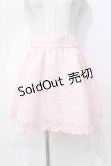 LIZ LISA / シアーチェックスカート 0 ピンク Y-25-08-18-046-LO-SK-SZ-ZY