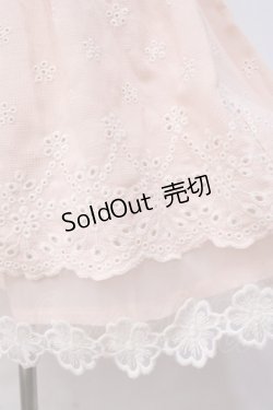 画像4: LIZ LISA / カットワークレーススカート 0 ピンク Y-25-08-18-048-LO-SK-SZ-ZT063