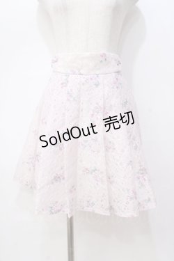 画像1: LIZ LISA / 花柄レーススカート 0 ピンク Y-25-08-18-050-LO-SK-SZ-ZH