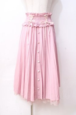 画像1: LIZ LISA / プリーツスカート 0 ピンク Y-25-08-18-052-LO-SK-SZ-ZY