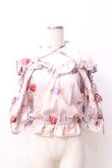 LIZ LISA / ローズ柄トップス 0 ピンク Y-25-08-18-007-LO-TO-SZ-ZY