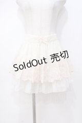 LIZ LISA / ローズ×リボン刺繍スカパン 0 オフ白 Y-25-08-18-067-LO-SK-SZ-ZH