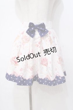 画像1: LIZ LISA / スウィートプレート柄スカパン 0 オフ×紺 Y-25-08-18-072-LO-PA-SZ-ZI