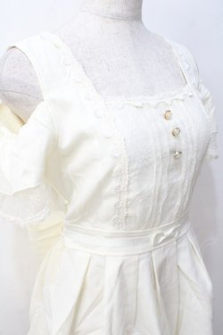 画像4: LIZ LISA / ミニリボン肩開きミニワンピ 0 アイボリー Y-25-08-18-010-LO-OP-SZ-ZY