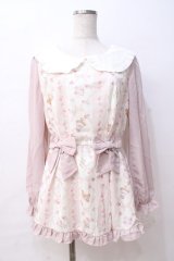 LIZ LISA / リボンベアー柄Aライントップス 0 ピンク Y-25-08-18-013-LO-TO-SZ-ZY
