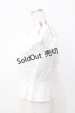 画像2: LIZ LISA / シアーチェックスカラップトップス 0 白 Y-25-08-18-002-LO-TO-SZ-ZH