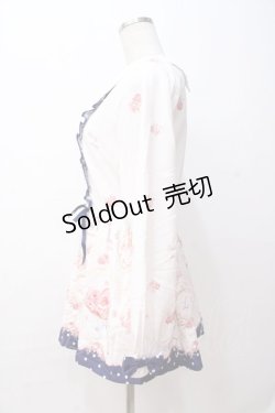 画像2: LIZ LISA / スウィートプレートAライントップス 0 オフ×紺 Y-25-08-18-015-LO-TO-SZ-ZI