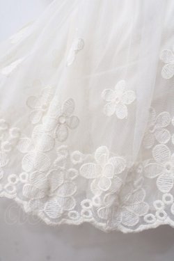 画像4: LIZ LISA / お花刺繍レースチュールスカート 0 アイボリー Y-25-08-18-022-LO-SK-SZ-ZY
