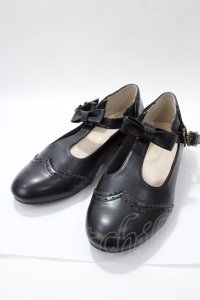 m petit by misako / AMPUリボンストラップP LL 黒 Y-25-08-19-041-LO-SH-SZ-ZY