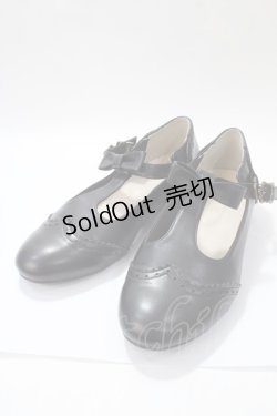 画像1: m petit by misako / AMPUリボンストラップP LL 黒 Y-25-08-19-041-LO-SH-SZ-ZT501