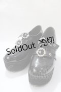 NOEMIE / 厚底Wリングマニッシュシューズ M ブラック Y-25-08-19-043-LO-SH-SZ-ZY