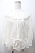Melody BasKet / 朝霧を纏うブラウス M 生成り Y-25-08-19-050-LO-BL-SZ-ZY