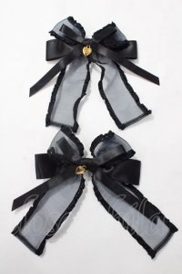 Angelic Pretty / Sugar DecorationクリップSet  黒 Y-25-08-19-008-AP-ZA-SZ-ZY