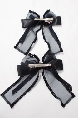 画像2: Angelic Pretty / Sugar DecorationクリップSet  黒 Y-25-08-19-008-AP-ZA-SZ-ZY